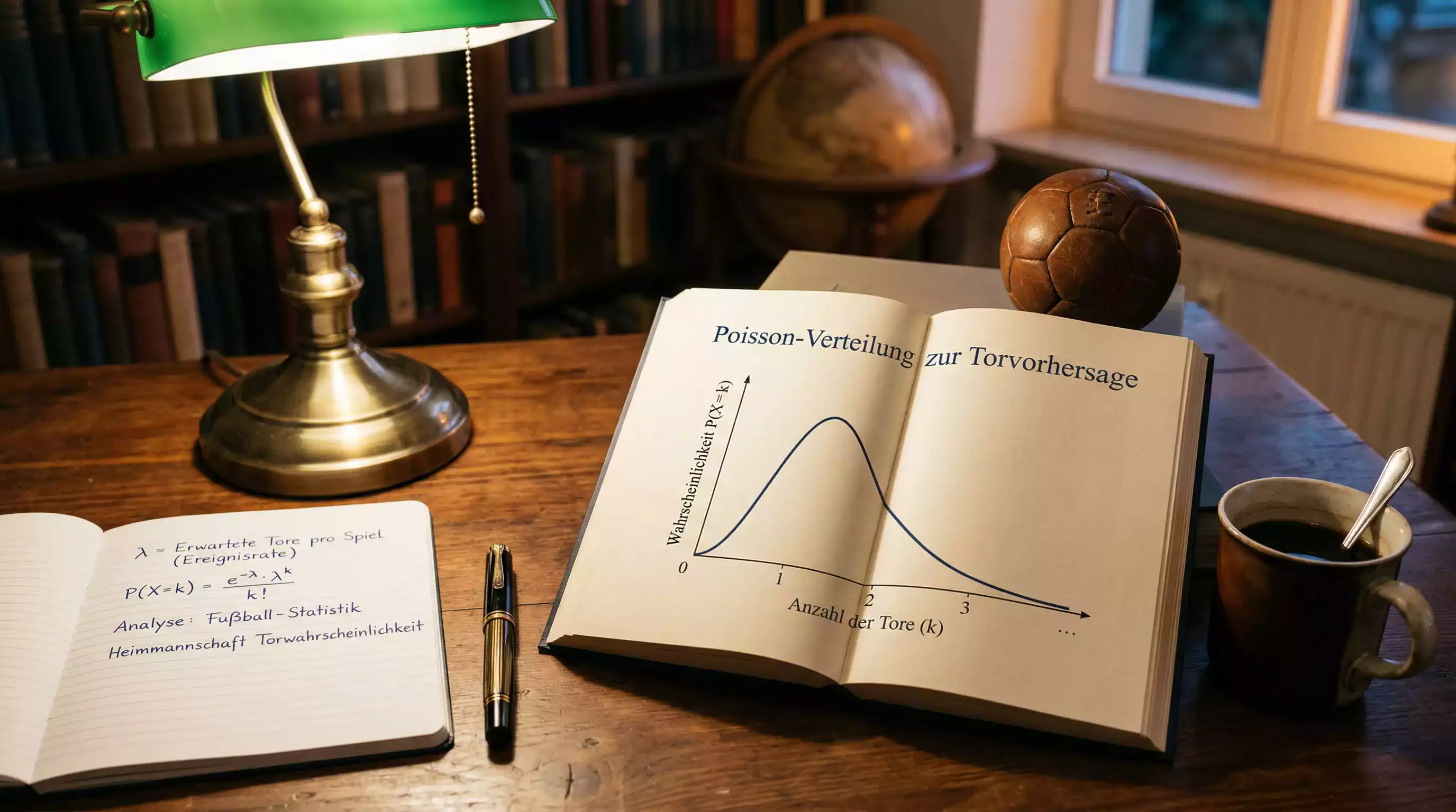 Poisson-Verteilung für Fußball Torvorhersage
